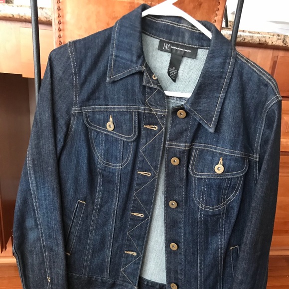 denim jacket with sequin back